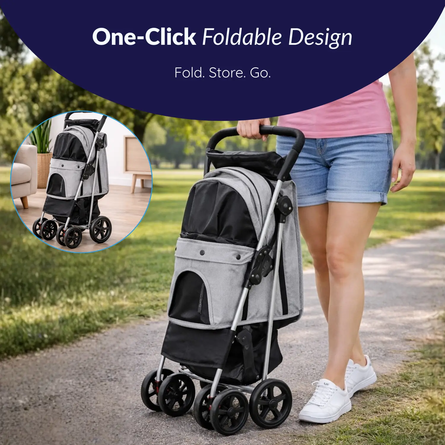 MrFluffyFriend™ - Dog Stroller - Image 3